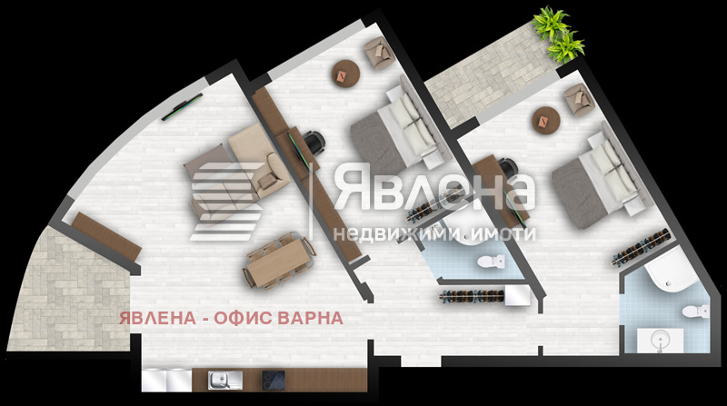 Продава 3-СТАЕН, гр. Варна, к.к. Св.Св. Константин и Елена, снимка 4 - Апартаменти - 54459431