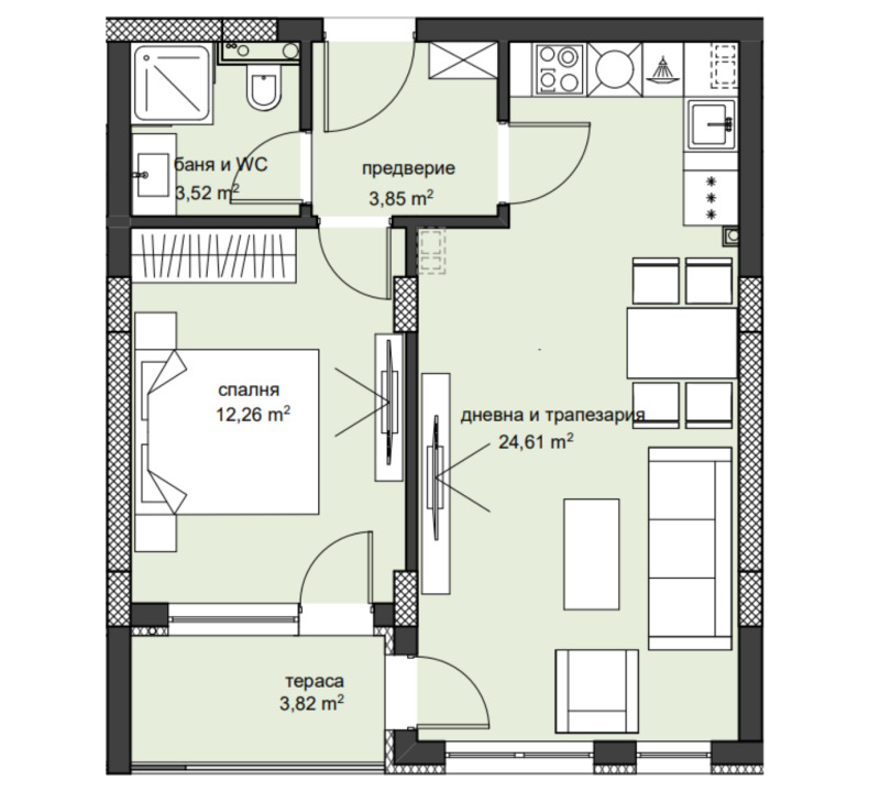 Продава 2-СТАЕН, гр. Пловдив, Христо Смирненски, снимка 1 - Aпартаменти - 47515003