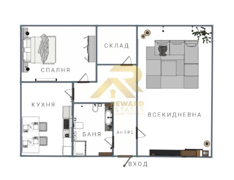Til salgs  2 soverom Sofia , Ljulin 5 , 68 kvm | 61994574 - bilde [7]