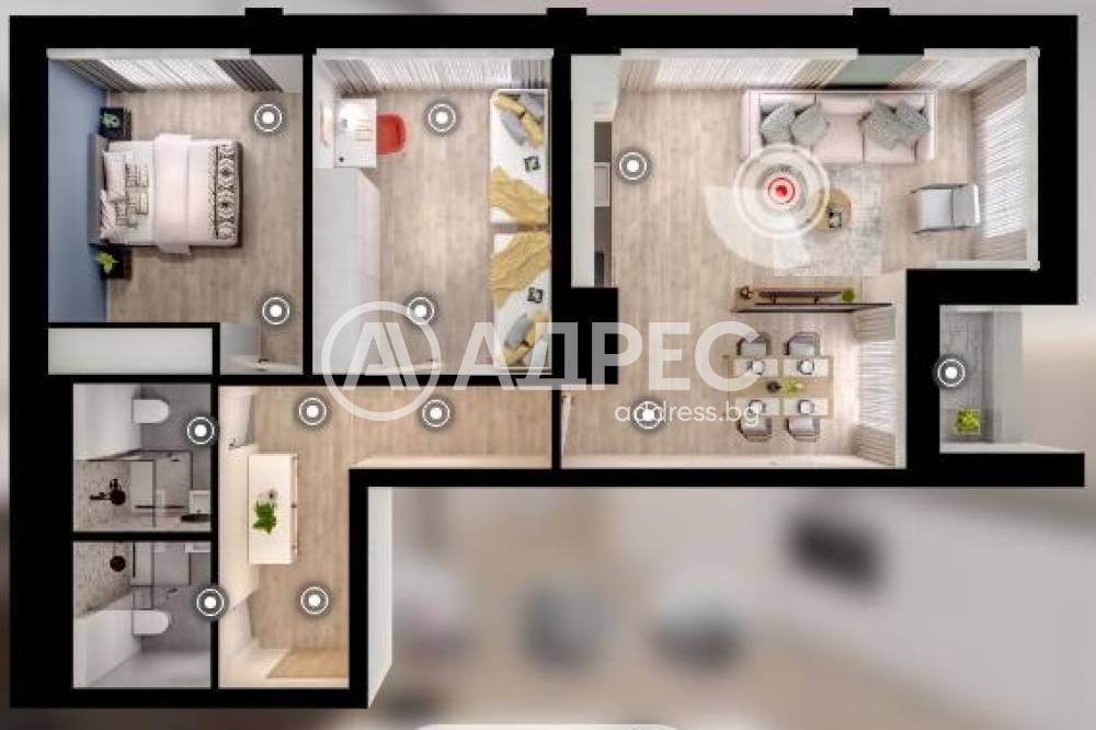 Продава 3-СТАЕН, гр. София, Дружба 1, снимка 5 - Апартаменти - 55923053
