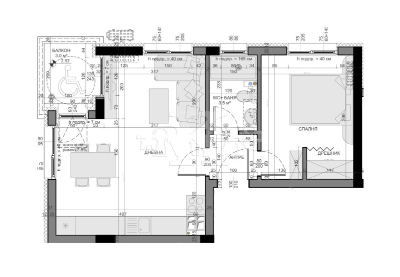 Te koop  1 slaapkamer Varna , Vladislav Varnentsjik 1 , 63 m² | 55284148