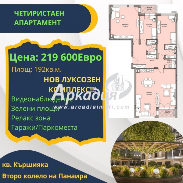 Продава  Многостаен град Пловдив , Кършияка , 192 кв.м | 46409814 - изображение [2]