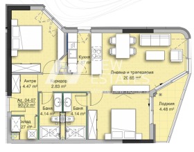 3-стаен град София, Кръстова вада 2