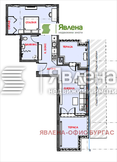 Till salu  1 sovrum Burgas , Vazrajdane , 97 kvm | 32776941 - bild [2]