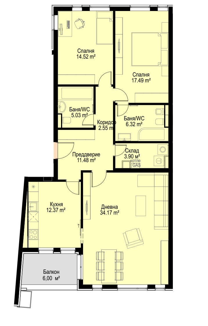 Продава 3-СТАЕН, гр. София, Бояна, снимка 15 - Aпартаменти - 49499855