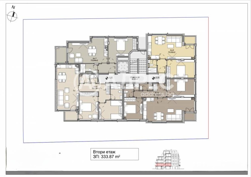 En venta  2 dormitorios Sofia , Levski , 100 metros cuadrados | 42243346 - imagen [7]