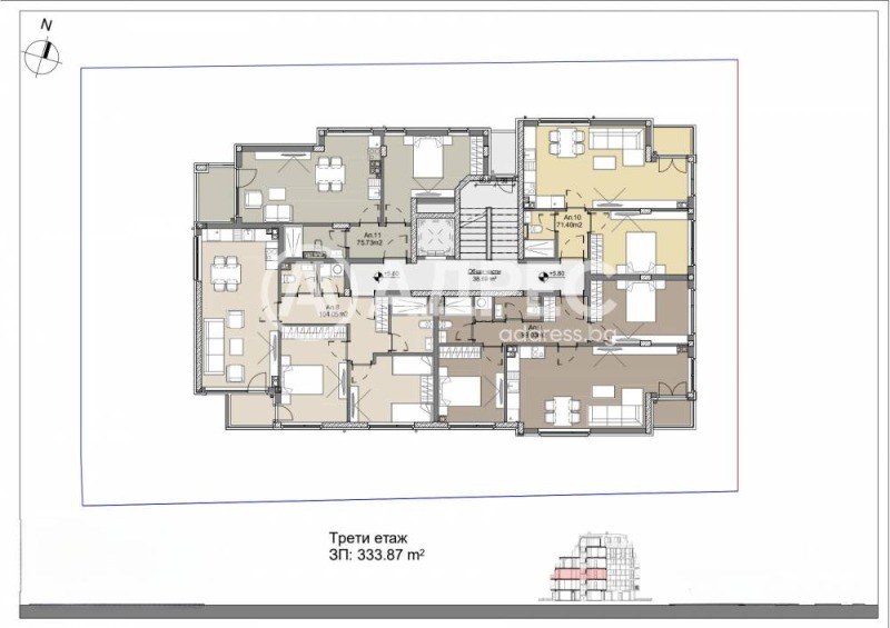 En venta  2 dormitorios Sofia , Levski , 100 metros cuadrados | 42243346 - imagen [8]
