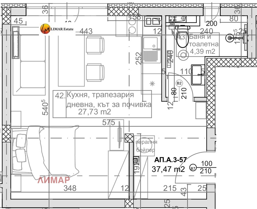 Продава 1-СТАЕН, гр. Варна, к.к. Слънчев ден, снимка 2 - Апартаменти - 49184268
