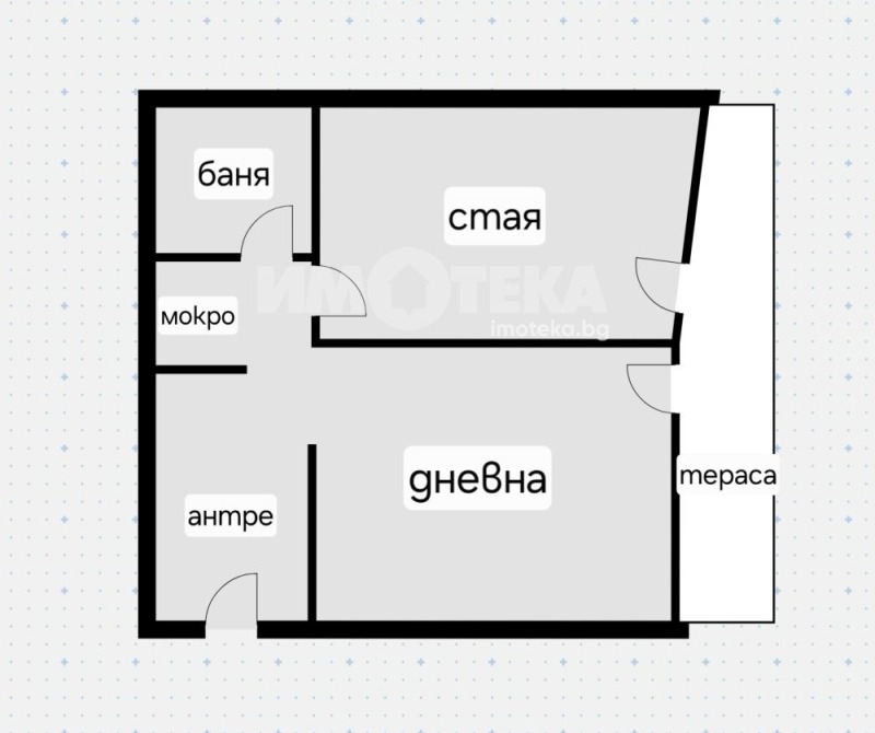 Продаја  1 спаваћа соба Софија , Красно село , 68 м2 | 39741301 - слика [2]