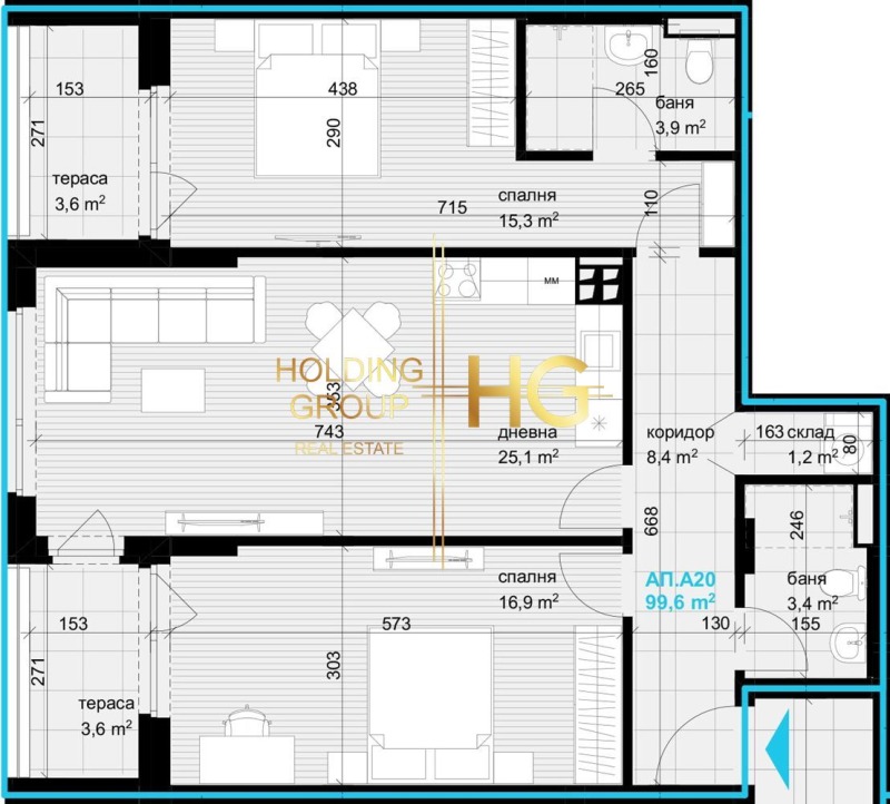 Продава 3-СТАЕН, гр. Варна, Аспарухово, снимка 2 - Aпартаменти - 48380232