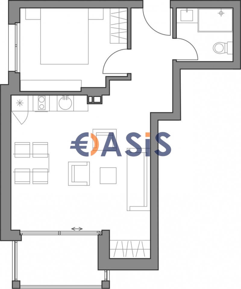 Продава 2-СТАЕН, гр. Обзор, област Бургас, снимка 5 - Апартаменти - 52463040