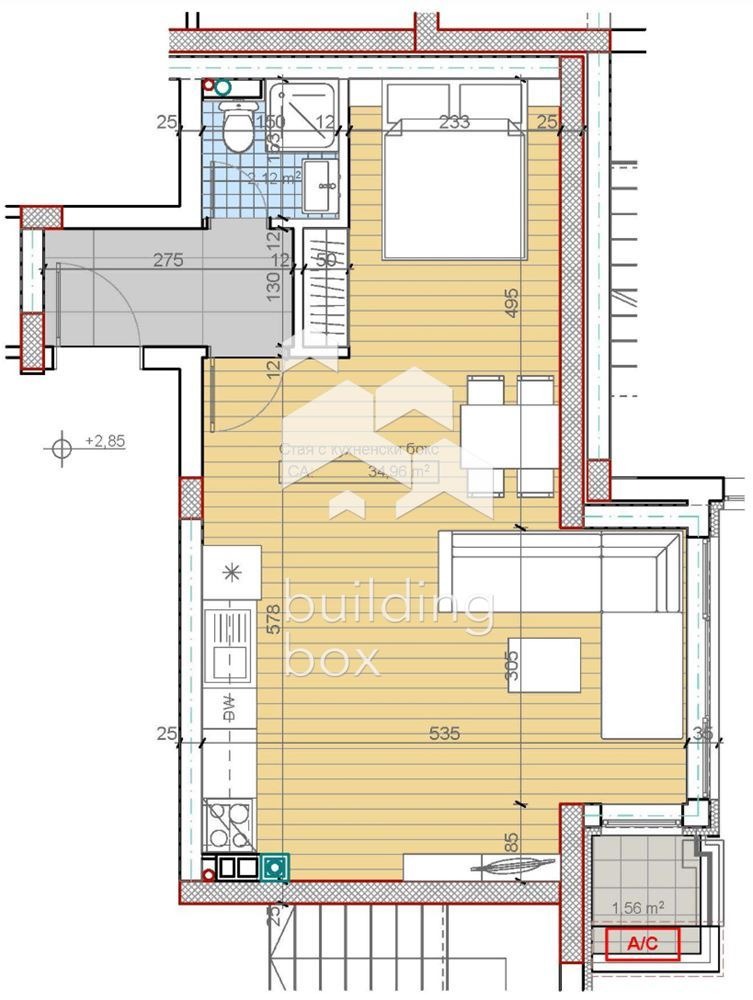 Продава 2-СТАЕН, гр. София, м-т Гърдова глава, снимка 2 - Апартаменти - 53368998