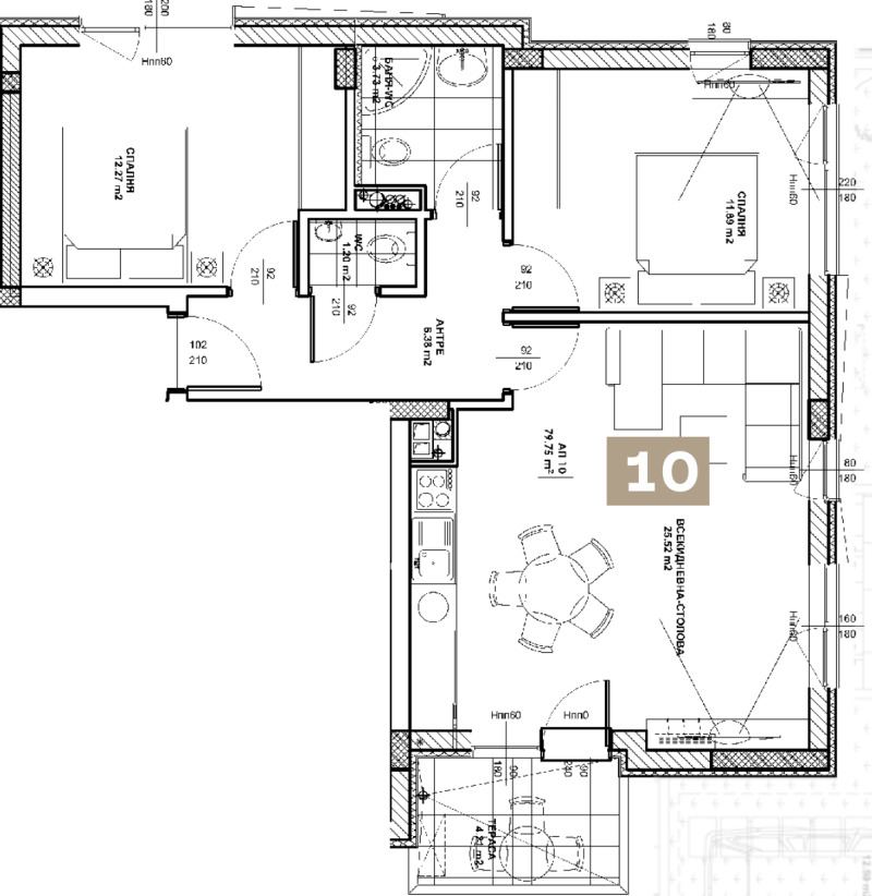 Продава 3-СТАЕН, гр. София, Дружба 1, снимка 6 - Aпартаменти - 48144938