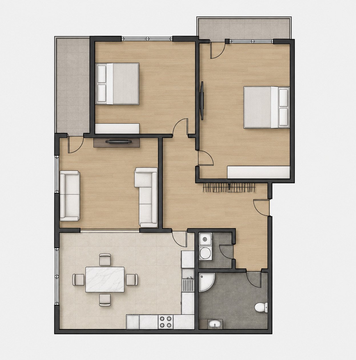 Продава 3-СТАЕН, гр. Стара Загора, Загорка, снимка 12 - Апартаменти - 56028359