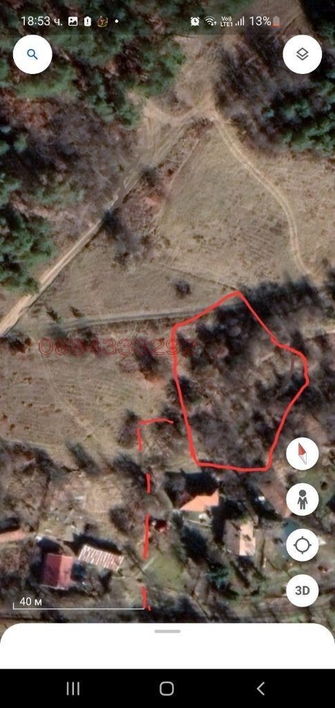 Til salg  Grund region Sofia , Borika , 850 kvm | 64438267 - billede [2]