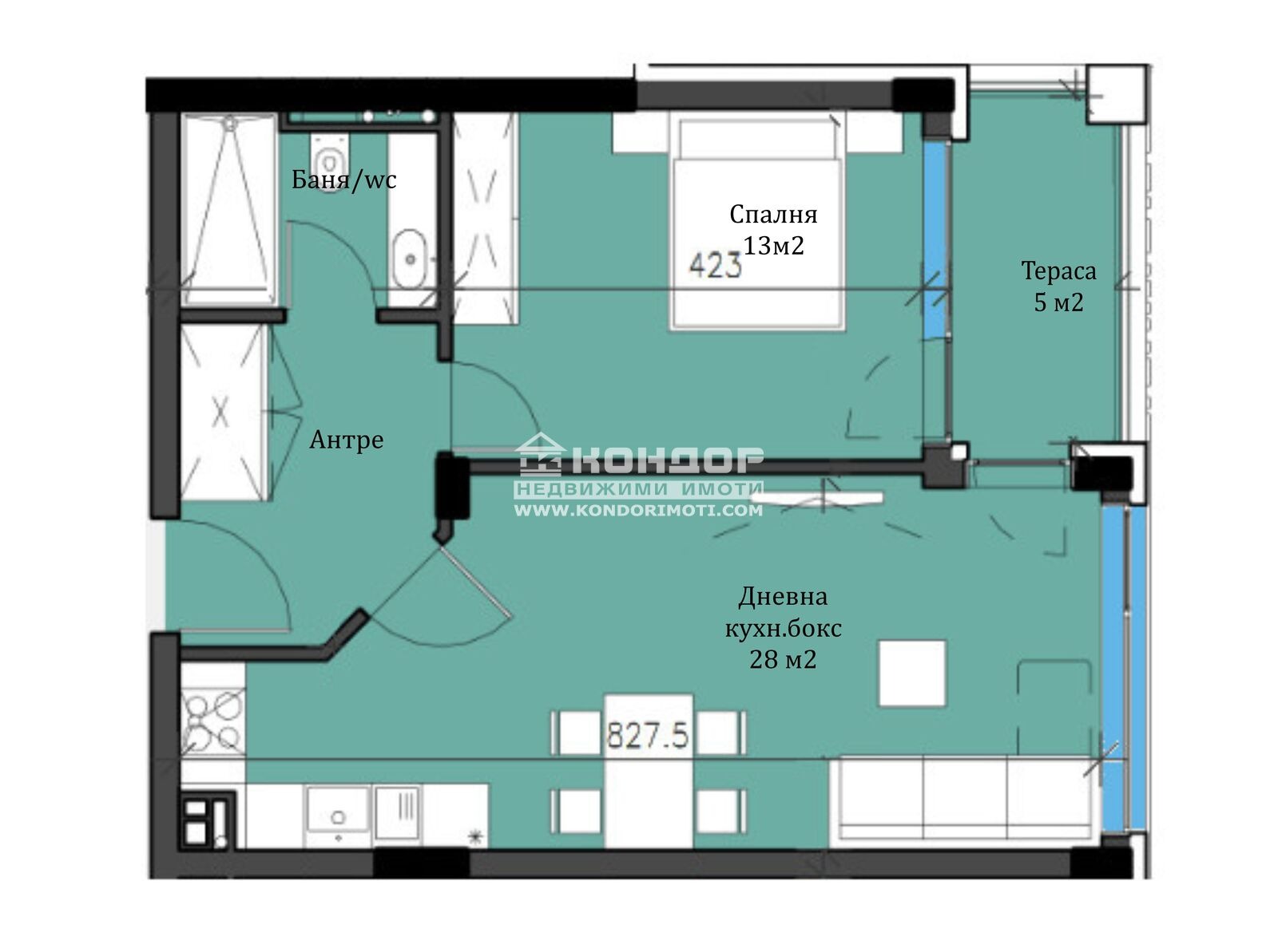 Продава 2-СТАЕН, гр. Пловдив, Кършияка, снимка 2 - Апартаменти - 46031669