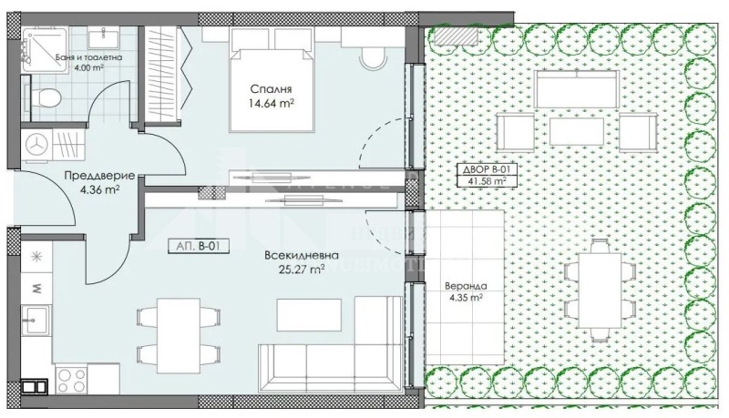 Satılık  1 yatak odası Plovdiv , Ostromila , 105 metrekare | 50851006 - görüntü [2]