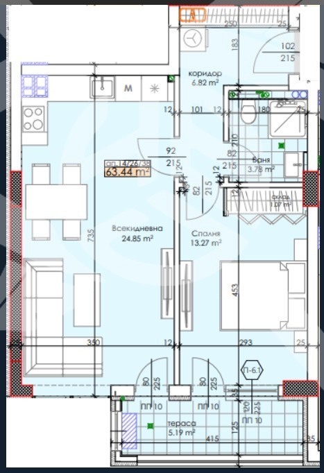 Продава 2-СТАЕН, гр. Пловдив, Тракия, снимка 1 - Aпартаменти - 47502323