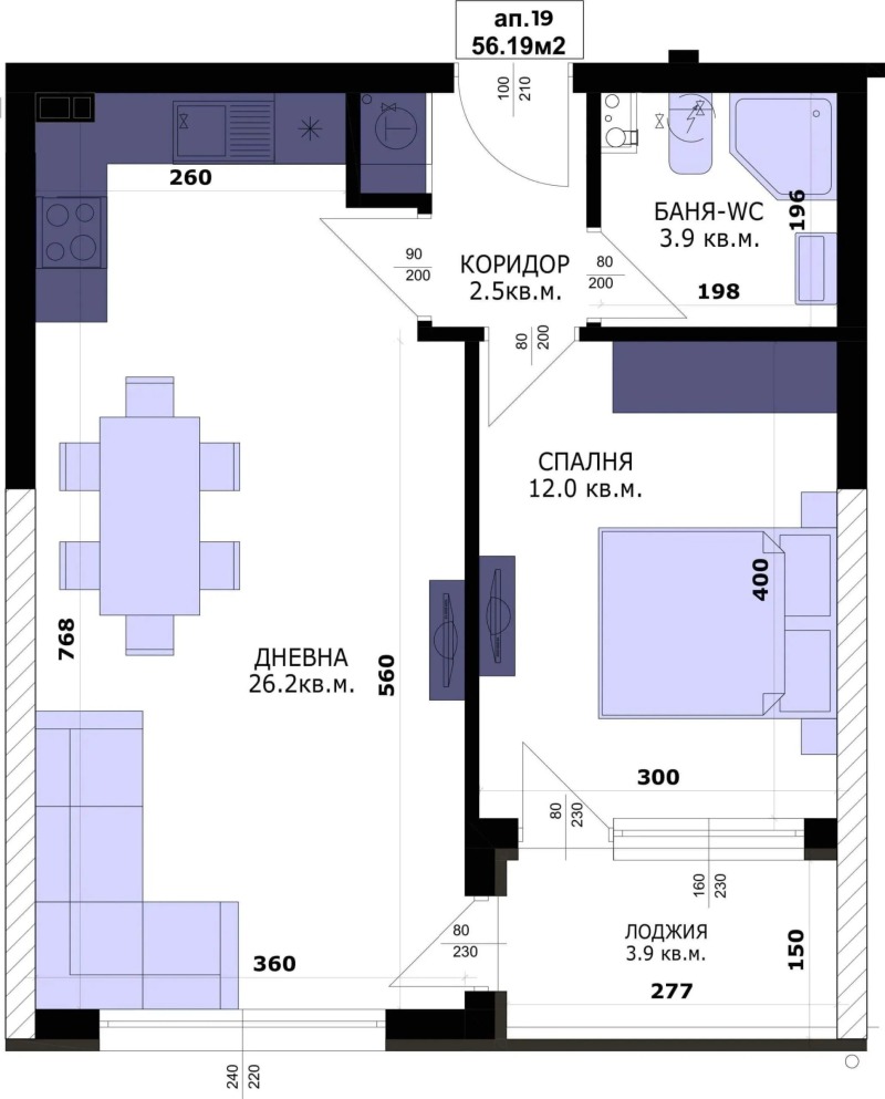 Продава  2-стаен град Варна , Кайсиева градина , 60 кв.м | 53172576 - изображение [7]