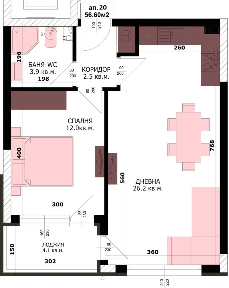 Продава  2-стаен град Варна , Кайсиева градина , 60 кв.м | 53172576 - изображение [8]