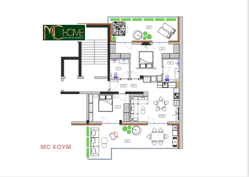 In vendita  2 camere da letto Sofia , Manastirski livadi , 275 mq | 36809926 - Immagine [14]