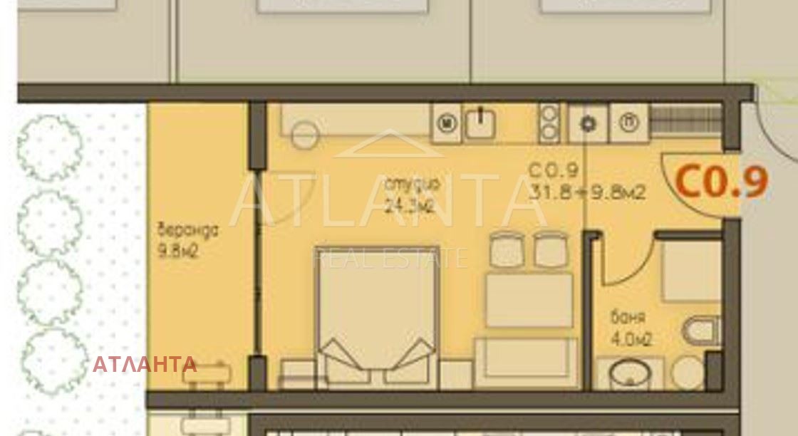 Продава 1-СТАЕН, гр. Свети Влас, област Бургас, снимка 8 - Апартаменти - 53874311