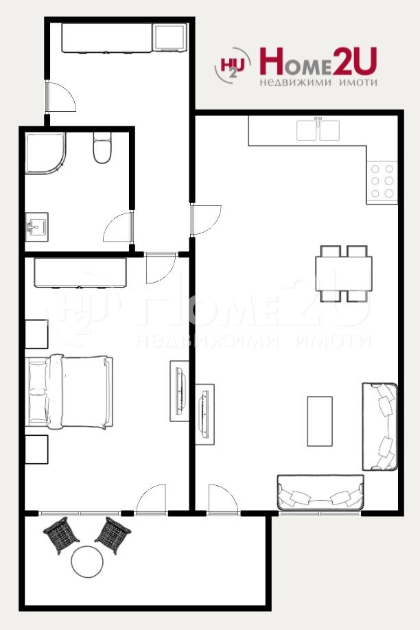 Продава 2-СТАЕН, гр. Пловдив, Тракия, снимка 4 - Апартаменти - 52740257