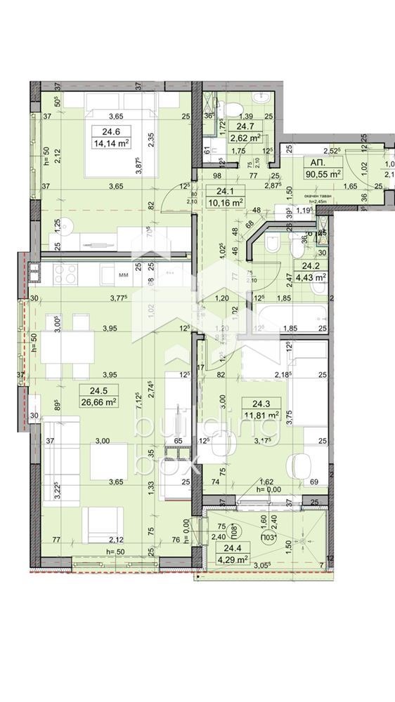 Продава  3-стаен град София , Оборище , 108 кв.м | 40790925 - изображение [3]