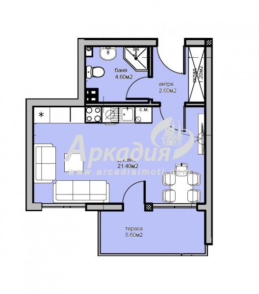 Продава 1-СТАЕН, град Пловдив, Беломорски • 54900 € / 107375.07 лв. • 83015336 1