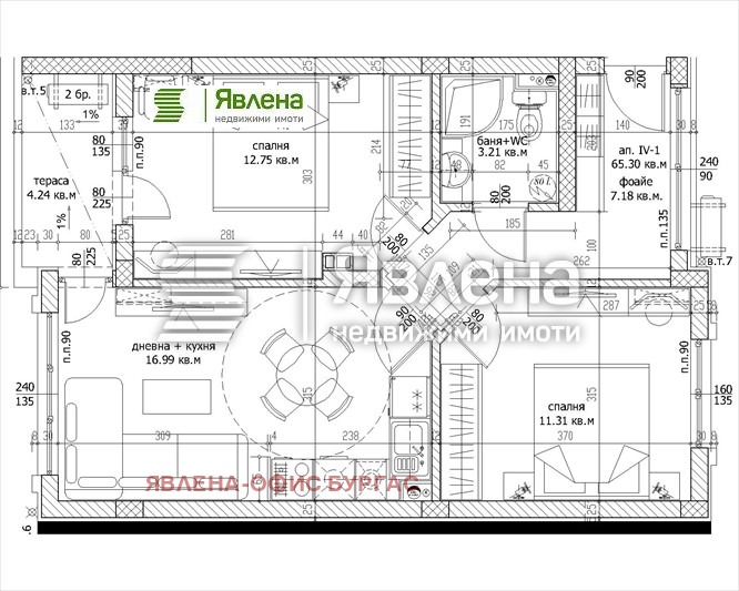 Продава  3-стаен област Бургас , гр. Поморие , 80 кв.м | 36737503 - изображение [2]