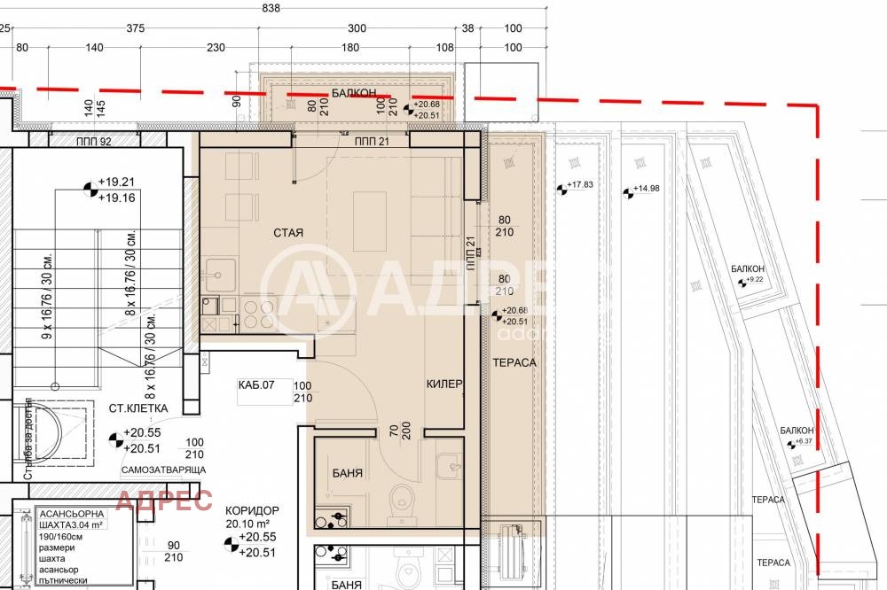 Продава 1-СТАЕН, гр. Варна, Левски 1, снимка 3 - Апартаменти - 55008828