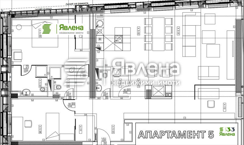 Myytävänä  2 makuuhuonetta Sofia , Iztok , 215 neliömetriä | 33395376 - kuva [3]