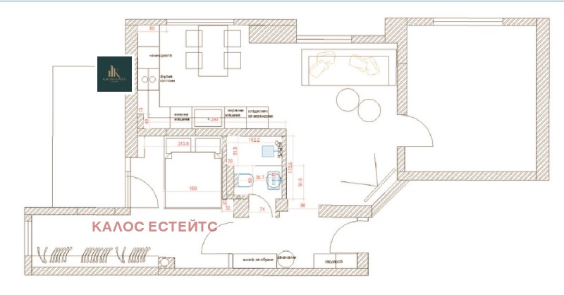 Продава 3-СТАЕН, гр. София, Център, снимка 8 - Апартаменти - 52719247