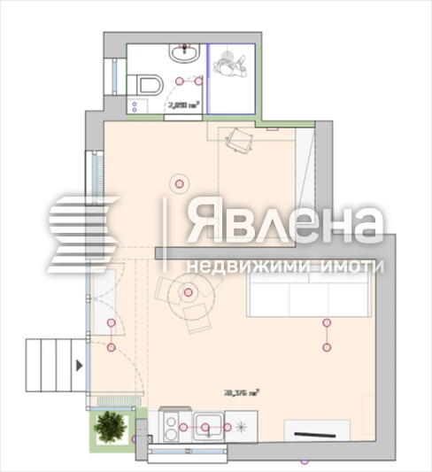 Till salu  1 sovrum Sofia , Centar , 52 kvm | 99008272 - bild [3]