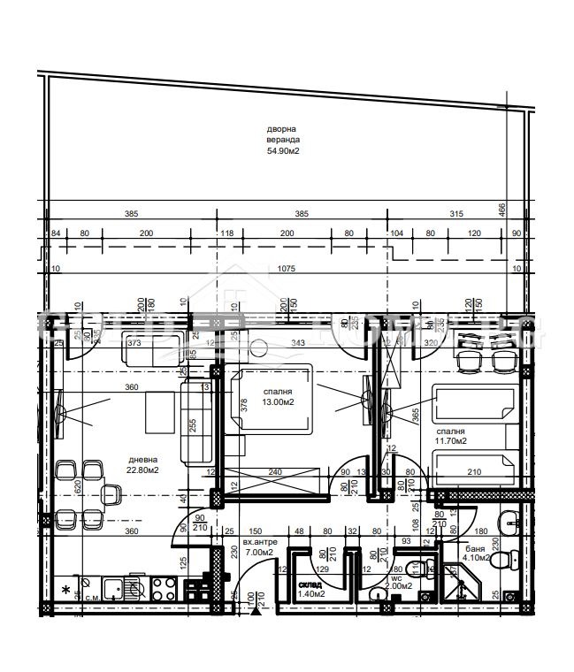 Till salu  2 sovrum Plovdiv , Ostromila , 110 kvm | 94407601 - bild [8]