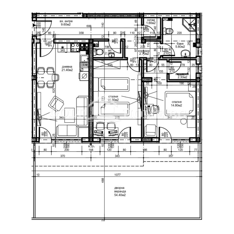 Zu verkaufen  2 Schlafzimmer Plowdiw , Ostromila , 110 qm | 94407601 - Bild [11]