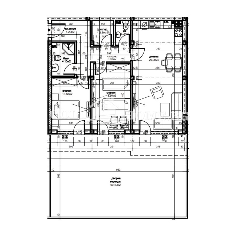 Zu verkaufen  2 Schlafzimmer Plowdiw , Ostromila , 110 qm | 94407601 - Bild [9]