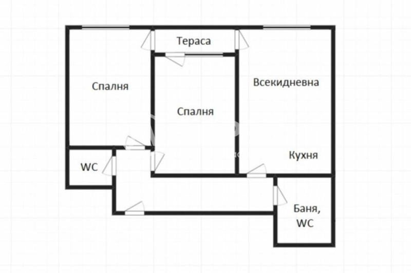 На продаж  2 спальні Бургас , Лазур , 92 кв.м | 16569410 - зображення [4]