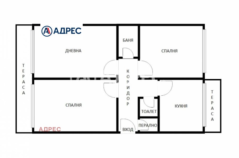 Продава 3-СТАЕН, гр. Варна, Цветен квартал, снимка 3 - Апартаменти - 52194072