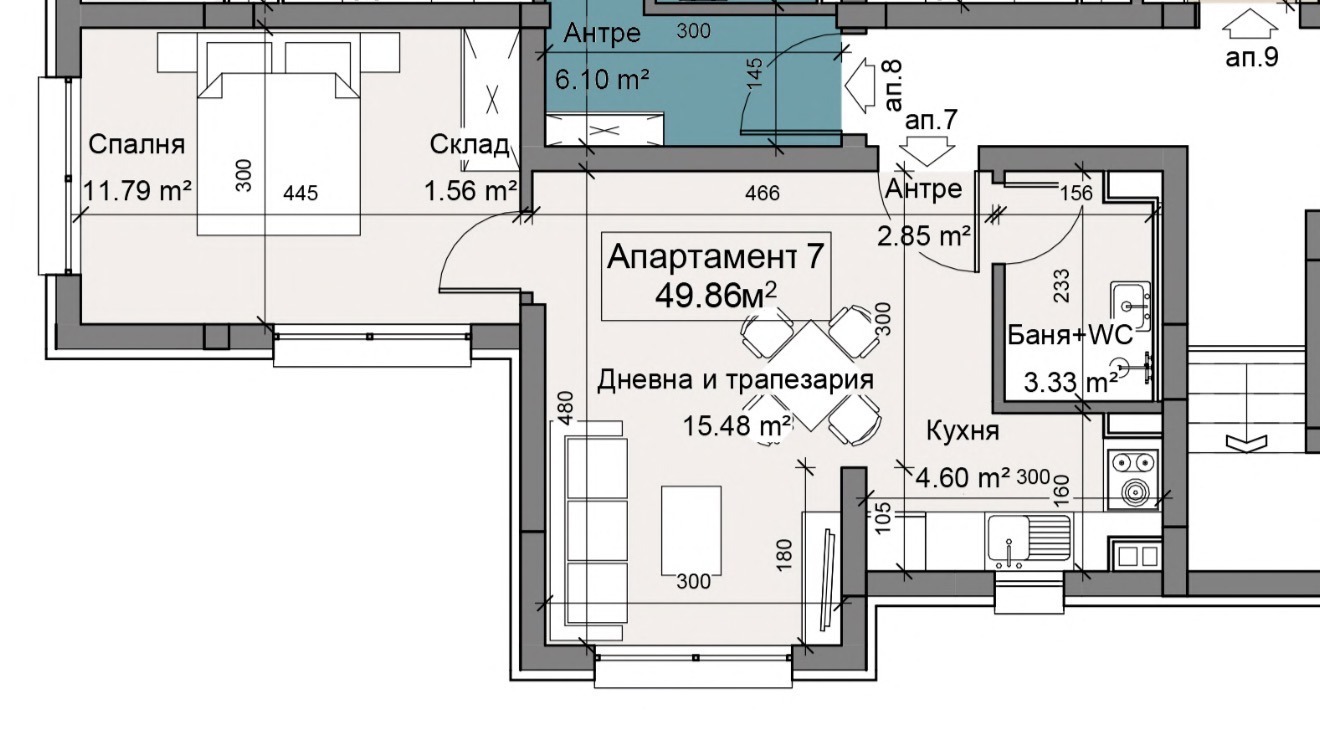 Продава 2-СТАЕН, гр. София, Драгалевци, снимка 2 - Апартаменти - 55536372