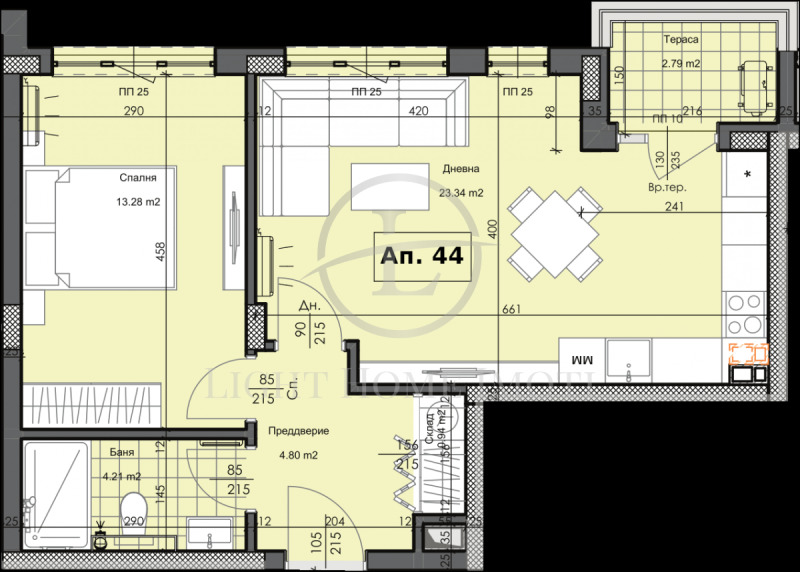 Продава  2-стаен град Пловдив , Гагарин , 70 кв.м | 55216193 - изображение [7]
