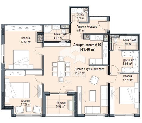 Продава 4-СТАЕН, гр. София, Кръстова вада, снимка 3 - Апартаменти - 52385961