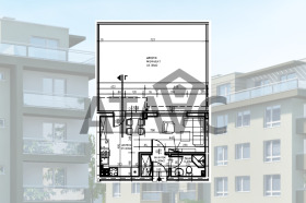 Продава 1-стаен град Пловдив Христо Смирненски - [1] 
