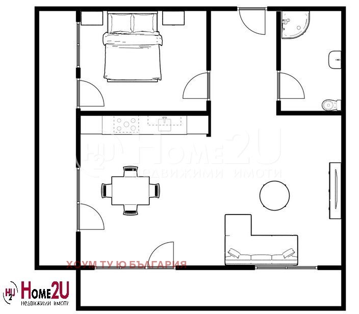 Na prodej  1 ložnice Plovdiv , Ostromila , 80 m2 | 93987851 - obraz [10]