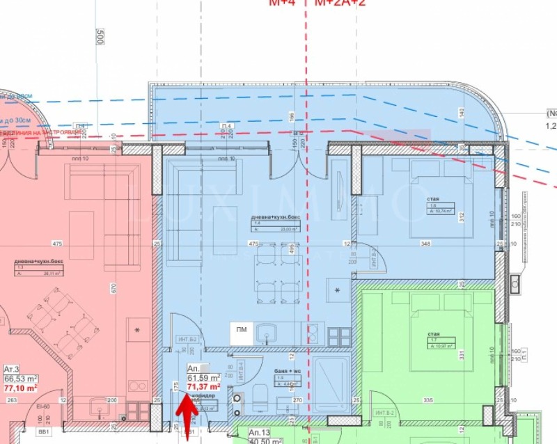 Eladó  1 hálószoba Sofia , Vitosa , 71 négyzetméter | 17486988 - kép [2]