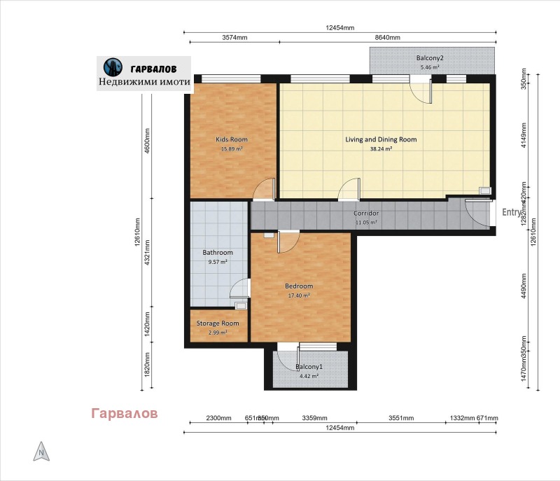 In vendita  2 camere da letto Ruse , Rodina 1 , 144 mq | 11680325 - Immagine [7]