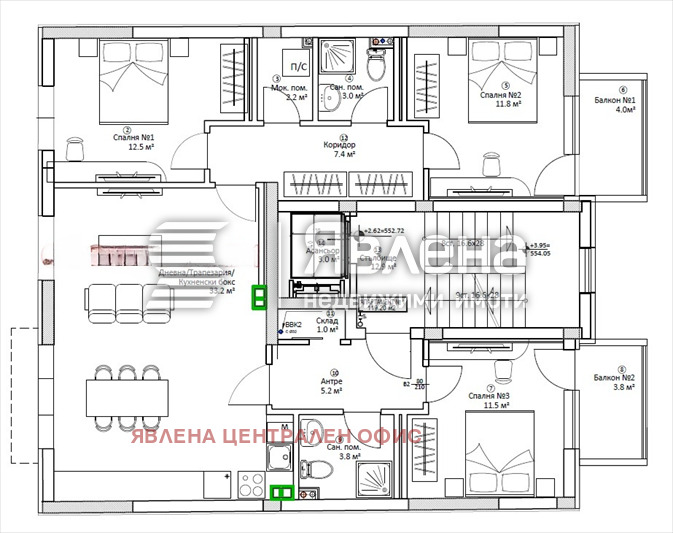 Продава 4-СТАЕН, гр. София, Разсадника, снимка 12 - Апартаменти - 56318798