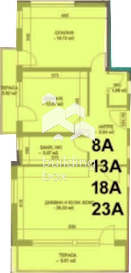 Продава 3-СТАЕН, гр. Пловдив, Коматево, снимка 2 - Апартаменти - 53531078