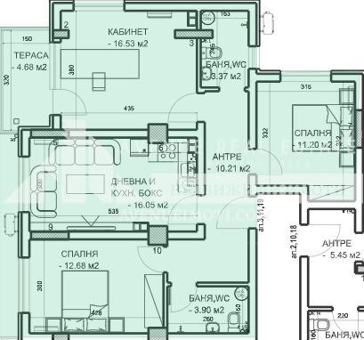 De vânzare  3 dormitoare Plovdiv , Mladejci Hâlm , 113 mp | 70305355 - imagine [2]