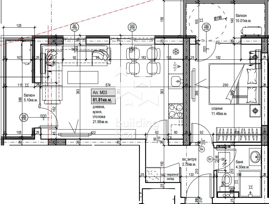Продава 2-СТАЕН, гр. Пловдив, Христо Смирненски, снимка 2 - Апартаменти - 54344474